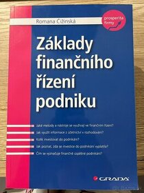 Romana Čižinská - Základy finančního řízení podniku