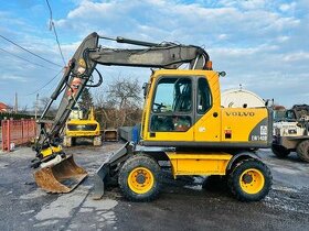 Kolové rypadlo VOLVO EW140B, rototilt Engcon s kleštěmi - 1