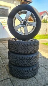 Predám alu disky OXXO 5x112 R16 a zimne pneu.215/60 R16 - 1