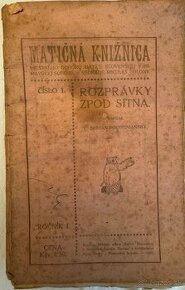 Rozpravky spod Sitna 1921