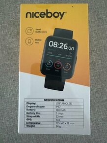 Nové nevybalené smart hodinky niceboy WATCH GTX GPS