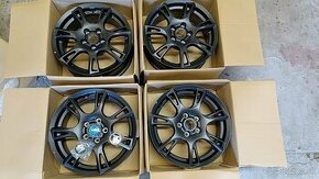 R15 5x100 mm    čierna matná  (škoda, volkswagen, seat) - 1