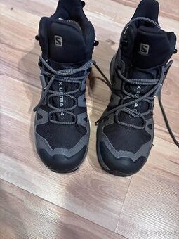 SALOMON Pánske turistické topánky X ULTRA 4 MID WIDE GTX