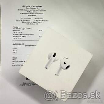 Slúchadlá Apple AirPods 4