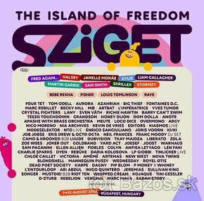 Predám listky na Sziget festival