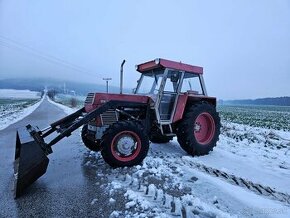 Traktor Zetor Crystal s celnym nakladacom 1981 - 1