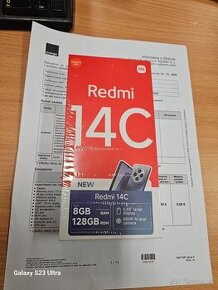 XIAOMI  REDMI 14C 4GB+4GB/128 GB NOVÝ ZAPEČATENÝ ZÁRUKA