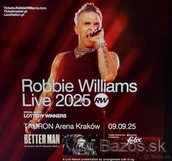 Robbie Williams tour - Krakow 9.9.2025