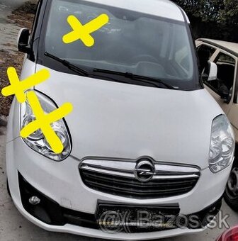 OPEL COMBO 1.6 CDTI 2016 Predám predný NÁRAZNÍK, SVETLO, BLA