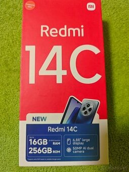 Xiaomi Redmi 14C 8/256GB modrý, úplne nový