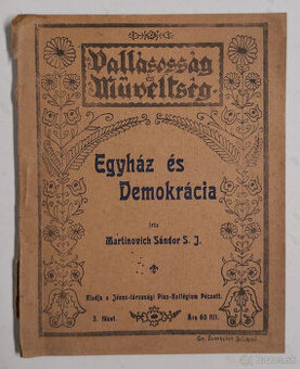 Egyház és Demokrácia - Martinovich Sándor S. J. 1918 - 1