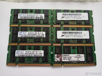 pamäte (ram) pre notebooky , 2gb DDR2 - 1