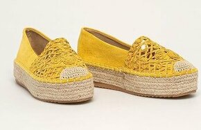 Žlté espadrilky v.39 - 1