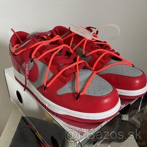 Off White Dunk University Red 46