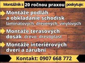 Montážnik, podlahár