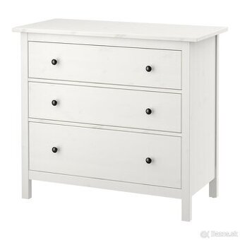 Komoda HEMNES IKEA  bielo morená výborný stav