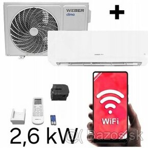 Klimatizcia 2,6 WEBER CLIMA 2,6 kW- Wifi Nová. - 1