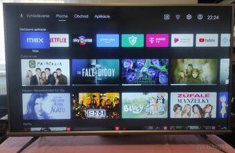 Predám 4KUHD Android SMART TV TCL 43EP660 (108cm) wifi,BT