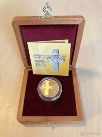 Zlatá minca, replika 10 SK, rok 2008, mincovňa Kremnica - 1