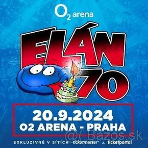 Vstupenky Elán Praha 20.9.