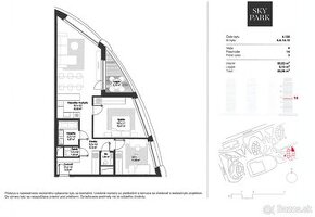 3-IZBOVÝ BYT NA 14NP S VÝHĽADOM, PIVNICA A PARKOVACIE MIESTO