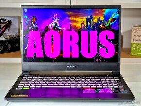 Herný notebook AORUS | ZÁRUKA | i7-10750 | RTX 2060 | 16GB - 1