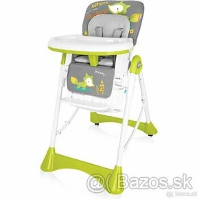 Detska jedalenska stolicka 3v1 Baby Design grey green