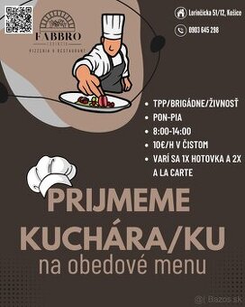 Kuchár/kuchárka na menu