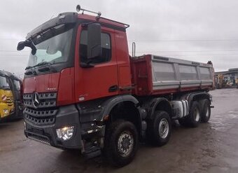 9030 - Mercedes-Benz Arocs 4145 - 8x6 – Meiller S3 + Bordmat