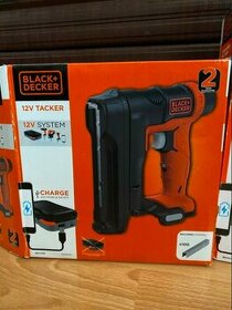 12V rodina Black & Decker aku sponkovačka