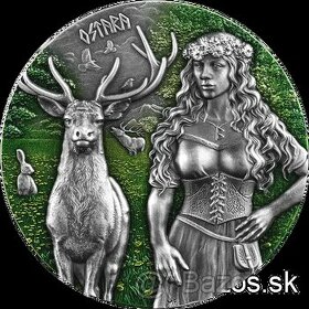 investičné strieborne mince - Ostara - Germania Mint - 1