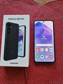 samsung galaxy a55-tmavomodry-len sms - 1