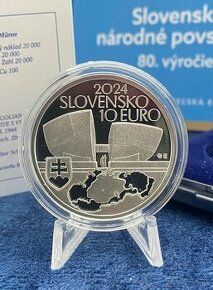 10 Euro - Slovenske Narodne povstanie 80 vyrocie 2024 - TOP