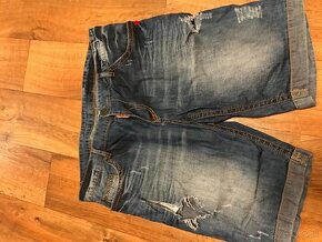DSGUARED2 originál jeansove capri nohavice XL