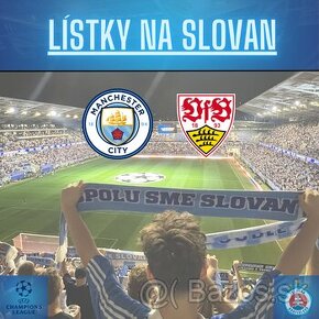 Lístky na Slovan dvojzápas Manchester City + VfB Stuttgart