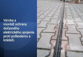 8m Kovové Lišty,Obal pre hadicu, ele.kabel