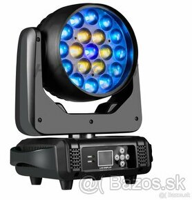 LED rotačné hlavy Zoom Wash 19X15W 4ks