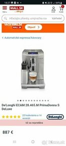 Delonghi automatický kávovar Top stav - 1