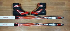 Predám det.bežk.set:ATOMIC PRO SKATE 138cm.SNS PILOT