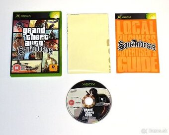 Grand Theft Auto San Andreas pre Xbox, Xbox 360, Xbox One.