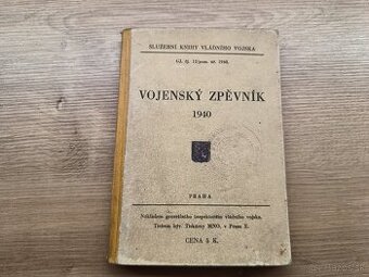 Služební kniha Vládního vojska - Vojenský zpevník 1940