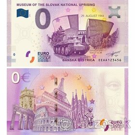 0 Euro Souvenir Bankovky Slovensko 2018 - SUPER CENY