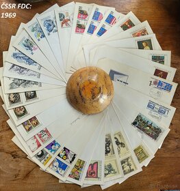 Poštové známky, filatelia: ČSSR, FDC obálky