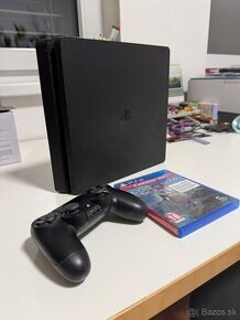 predam playstation 4 slim vo verzii 1TB v čiernom prevedení