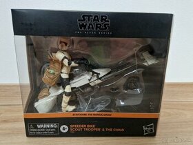 Star Wars Black Series Speeder Bike Scout & Child