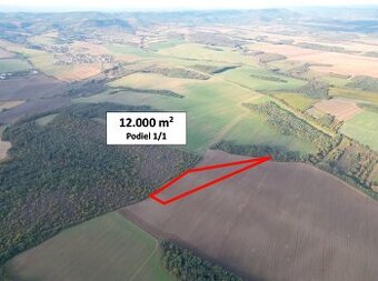 Trebušovce – 12.000 m2 ORNÁ PÔDA podiel 1/1 – Predaj