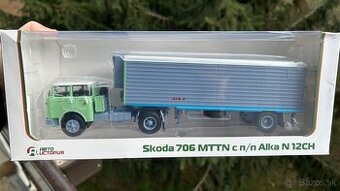 Škoda Liaz 706 MTTN s návesom N12CH Alka Orličan 1/43