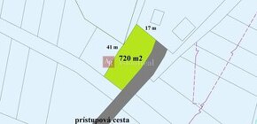 Predaj  pozemok 720m2 (41mx17m) Pavčina Lehota-Liptovský Mik