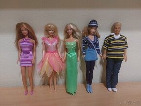 Barbie, nabytok, oblecenie, doplnky