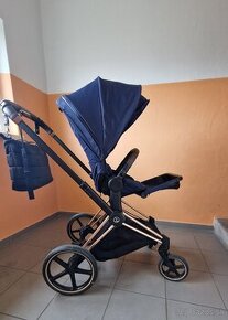 Cybex Priam Rosegold Nautical Blue